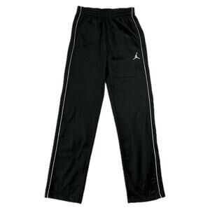 Jordan Boy's Large Black Athletic Track Pants Black Pull On Joggers